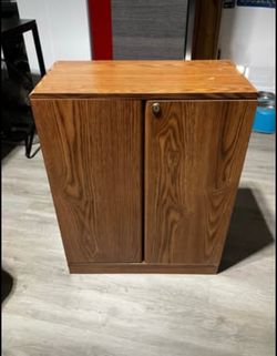 Vintage Wooden Media Cabinet