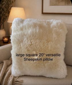 IKEA  genuine sheepskin pillow
