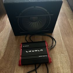 Car Amp/subwoofer
