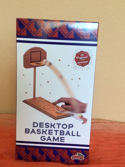 Desktop basketball game
