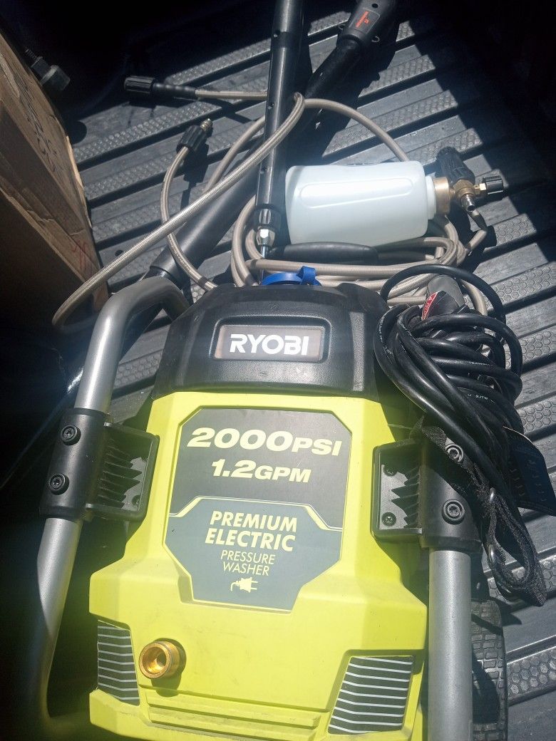 Ryobi 2000 psi Pressure Washer for Sale in Stockton, CA OfferUp