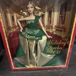 Barbie Doll 2011 Holiday , In Box Never Opened 