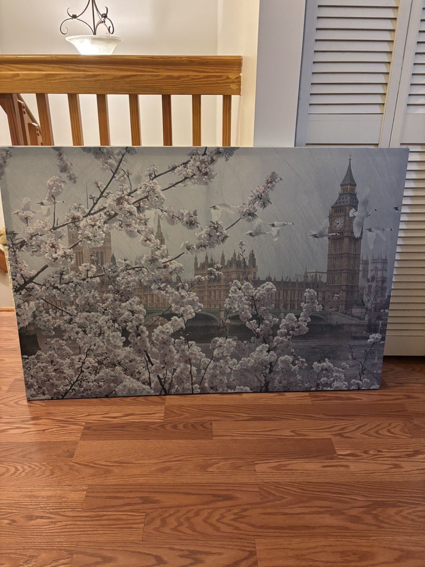 Art On Canvas London Background