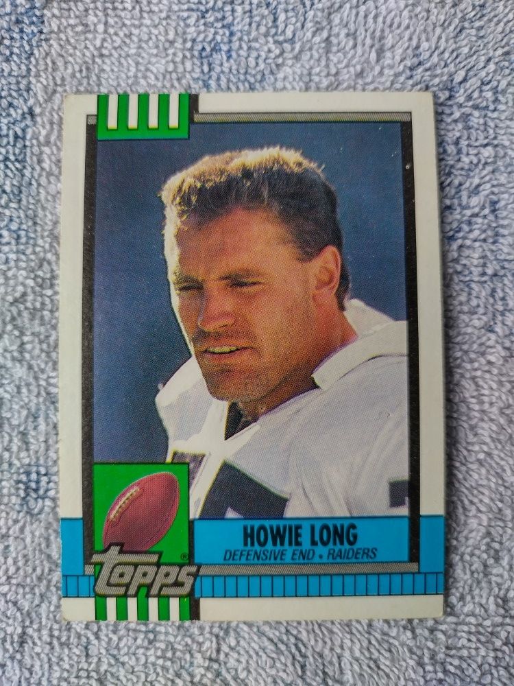 Howie Long, Oakland Raiders, 1990 Topps