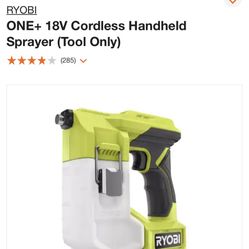 One+ 18v cordless handheld sprayer new arrivals