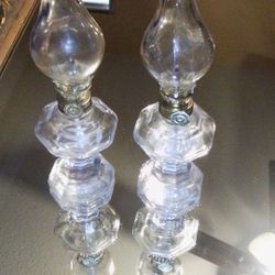 Matching Miniature Oil Lamps