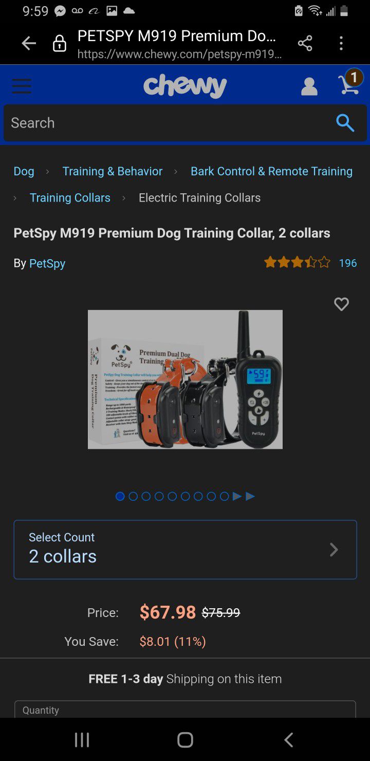 Brand New 2 Set Of Dog Training Collar With Remote Train Collar