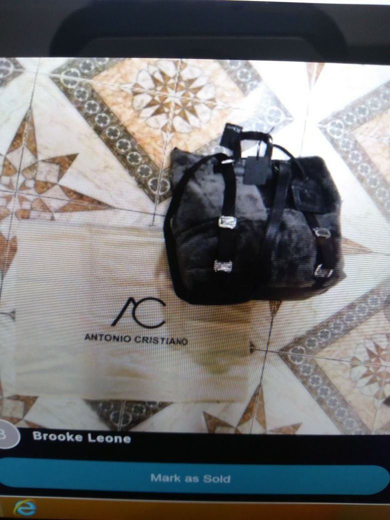New lo Pelle Italia Leather & Sheepskin Backpack!