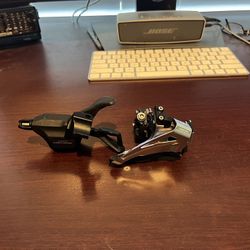 Shimano Deore 2x Front Derailleur and Shifter