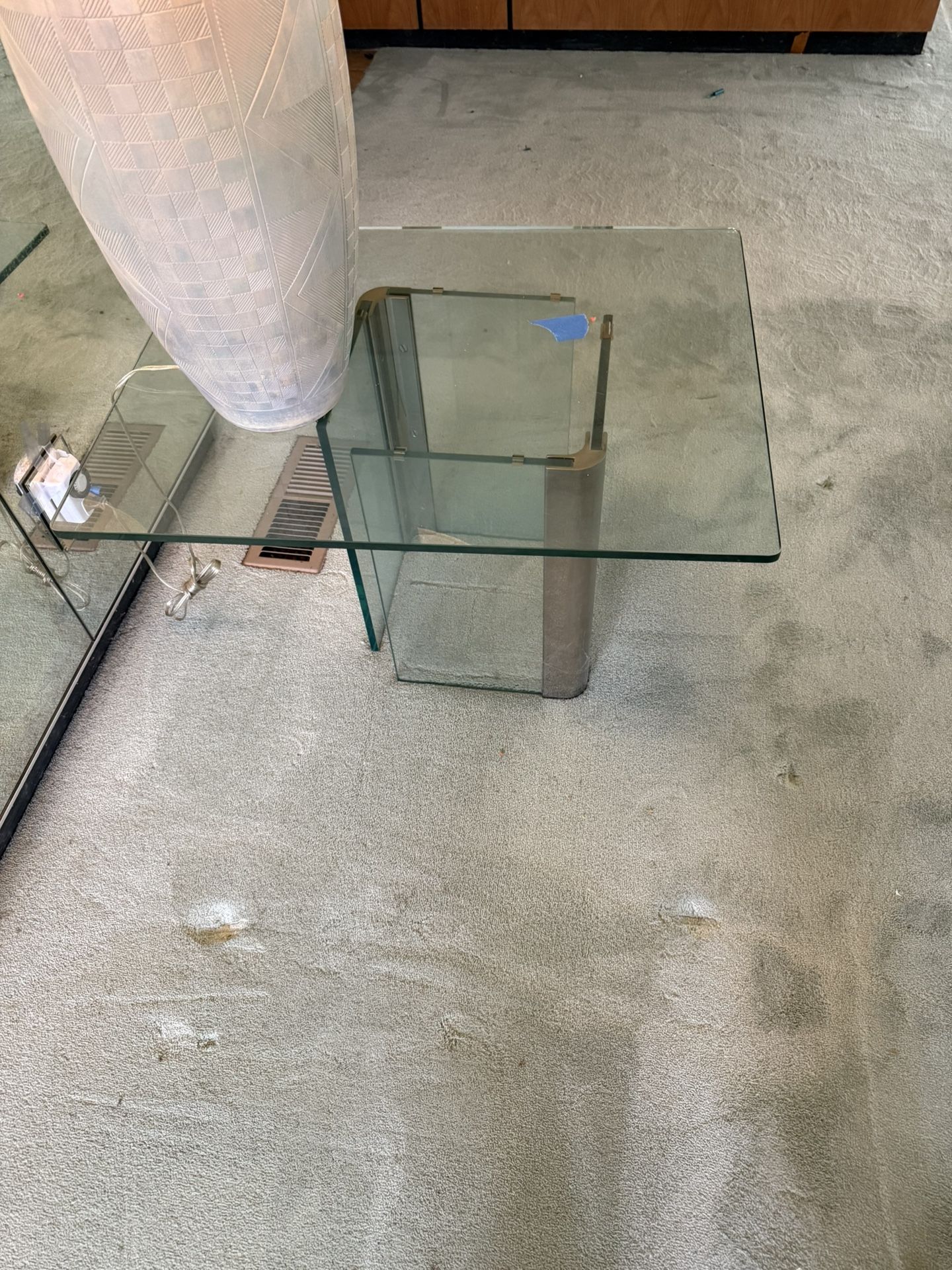 Glass End Table