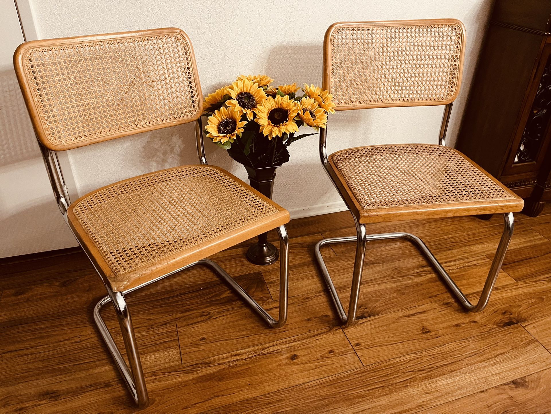 Chairs CESCA Set Of 2 Marcel Breuer Mid Century Modern