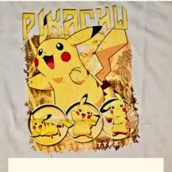 Pikachu Shirt All Sizes.