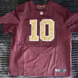Official Authentic On-Field Custom One-of-a-Kind RG3 Redskins Jersey