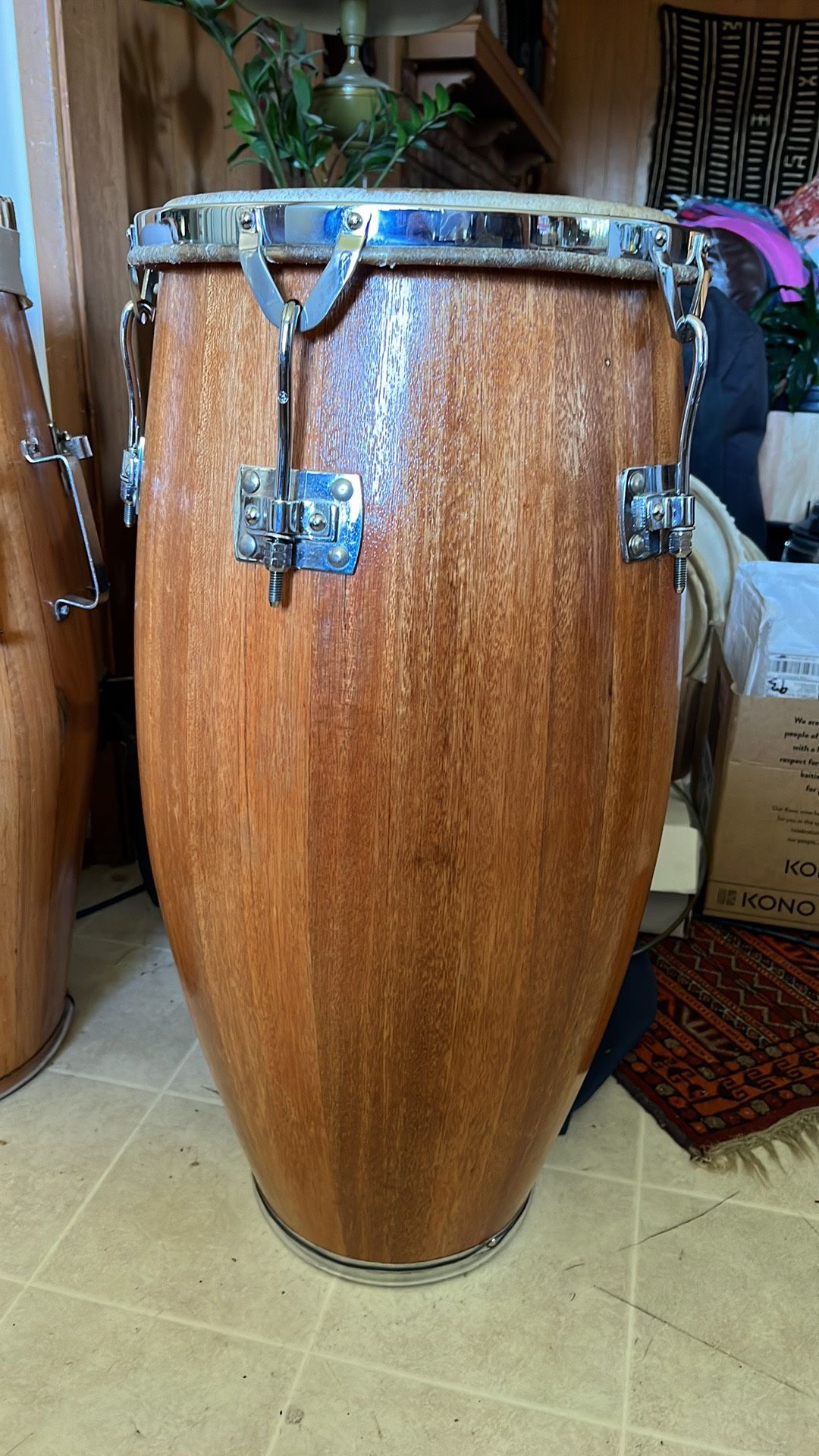 Gon Bops Conga Drum 12.25” Tumba Mahogany