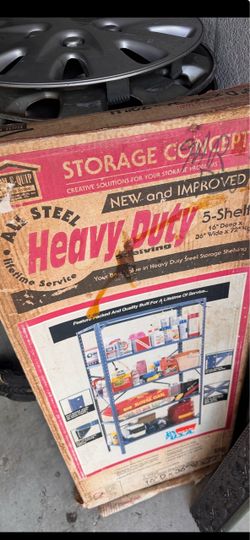 Storage Concepts All Steel Heavy Duty 5-Shelf Unit
