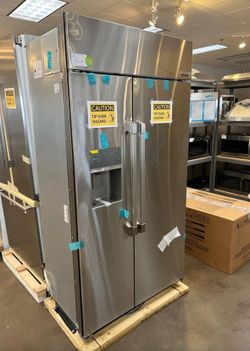 Built in refrigerator Dacor side by side 42 inch wide 