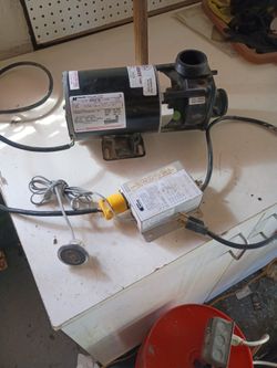 Hot Tub, Jacuzzi Pump With Switch Just Plug It In And Turn It On