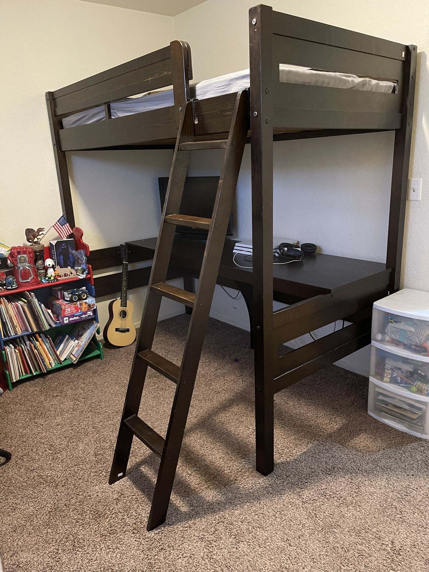 Loft Bed with Desk