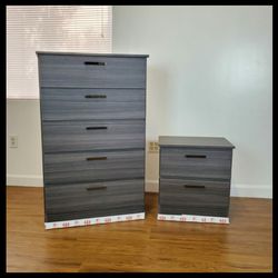 NEW TALL CHEST WITH A NIGHT STAND - ASSEMBLED
