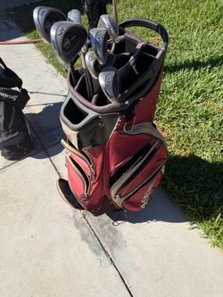 ORLIMAR Golf Club Set with Red 49ers Bag