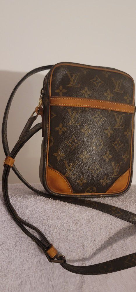 Authentic vintage Louis Vuitton brown Monogram Danube Shoulder bag