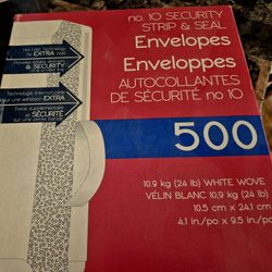 Full Box Of Envolopes, Never Used