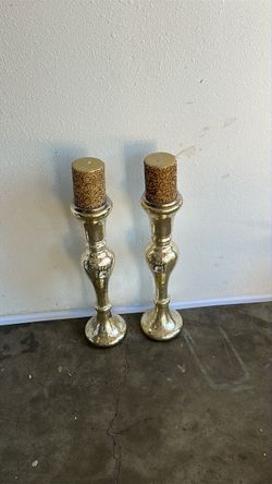 Candle with stand