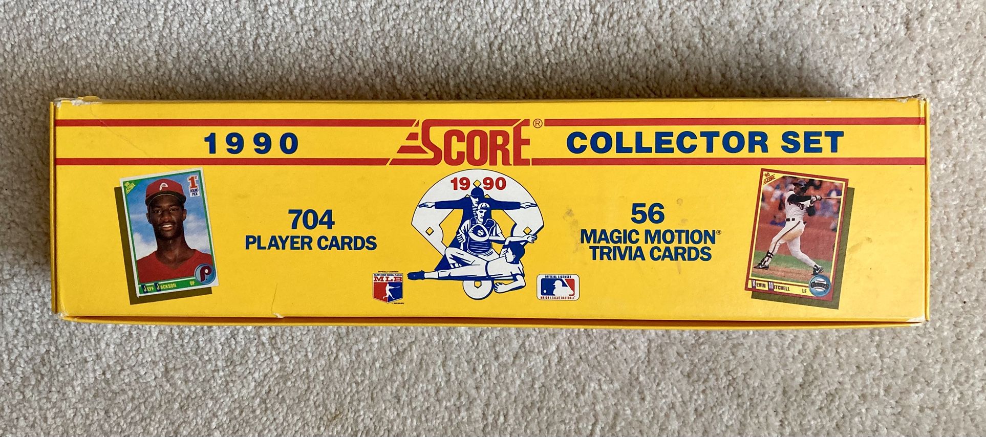1990 Score Baseball Collector Set With 56 Magic Motion Cards.