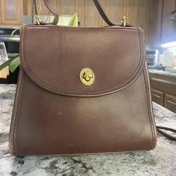 Coach 9985 Old Vintage Handbag Brown 