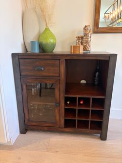 Pottery Barn Bar Cabinet