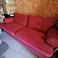  RED COUCH $75