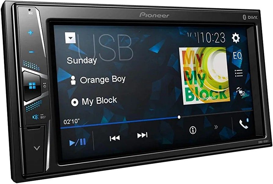 Pioneer DMH-100BT In-Dash Receiver with 6.2" Touchscreen and Bluetooth,Double DIN,Backup Camera Ready

- Brand NEW!!! 