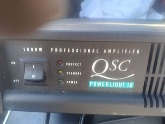 Qsc Powerlight 1.8 Pa Power Amplifier 900w