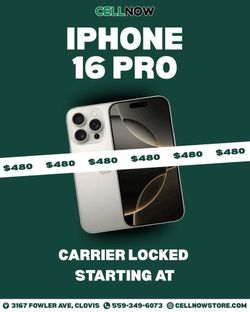 iPhone 16 Pro Carrier locked ‼️
