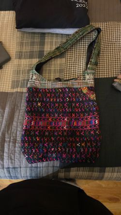 Multicolor Design Vintage Tote Bag 