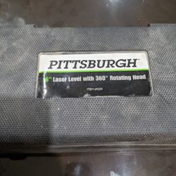 pittsburgh 16 laser level with 360 rotating head