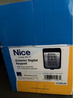 Nice Linear AK-11 Exterior Digital Keypad