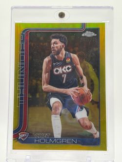 2025-26 Topps Chrome - Chet Holmgren #134 Yellow Refractor /275