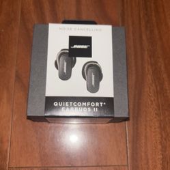 Bose QuietComfort Earbuds ii - New In Box Factory Sealed - Triple Black Retail Cost $299 Plus Tax PRICE FIRM 