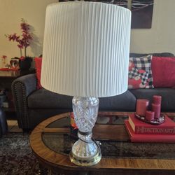 Vintage Crystal Lamp 
