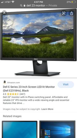 Dell E Series Desktop w/monitor