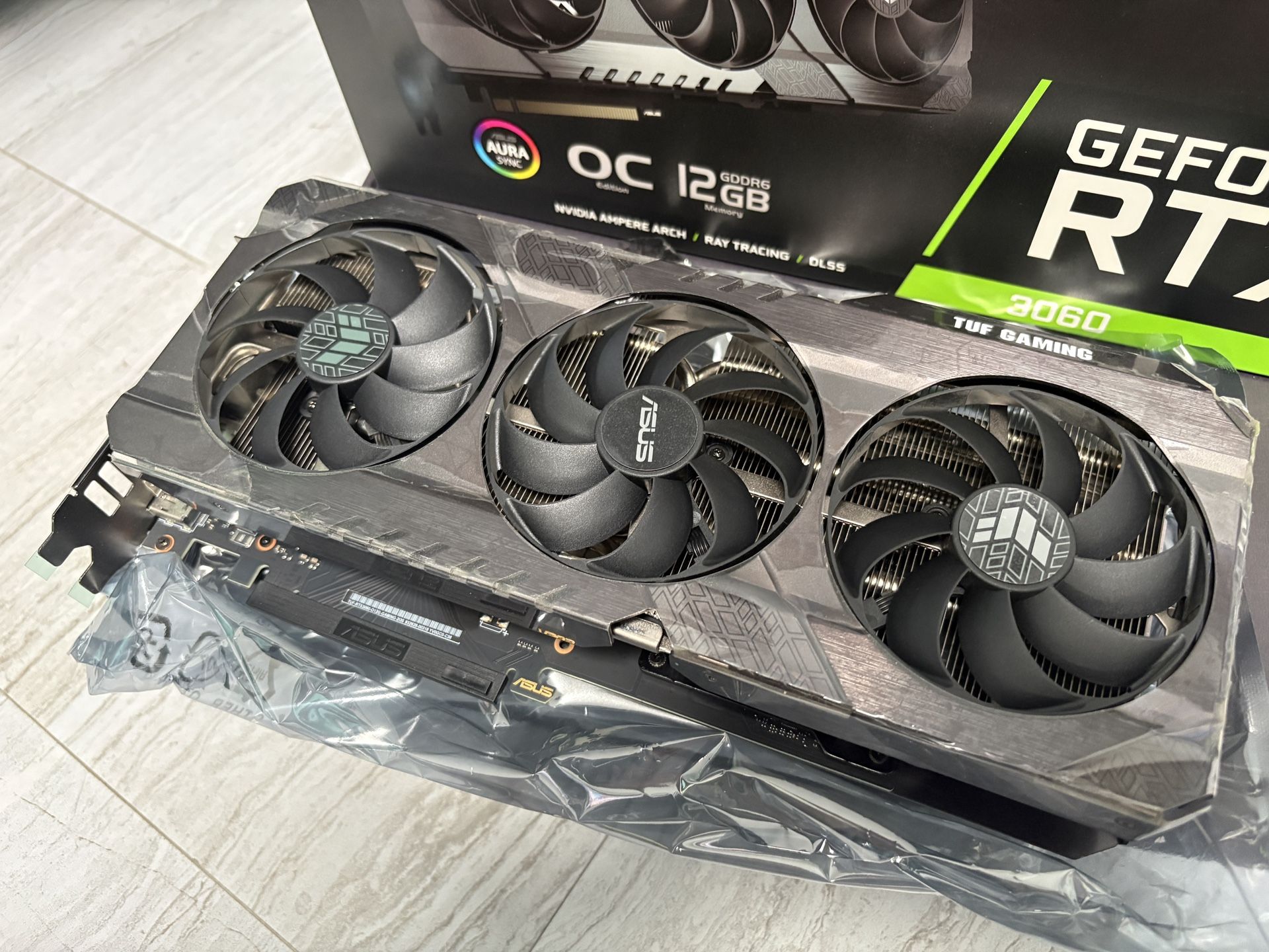 ASUS TUF Gaming GeForce RTX 3060 OC V2 LHR 12GB GDDR6 Graphics Card