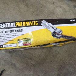 New Central Pneumatic 3/8 Air Belt Sander