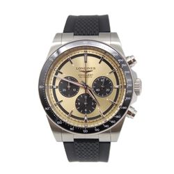 Longines Conquest Automatic Chronograph Champagne Dial Men's Watch L3.835.4.32.9