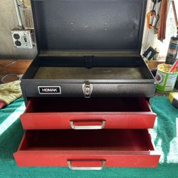 Homak 2-drawer Tool Chest-Locking