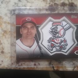 Joey Votto Patch Card. 