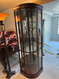 Corner Curio Cabinet