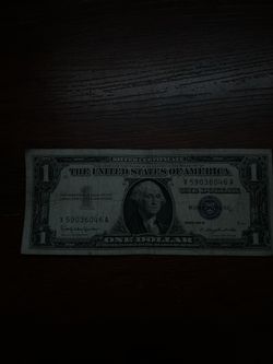 1957 Series A Erro SiLiver Certificate Blue