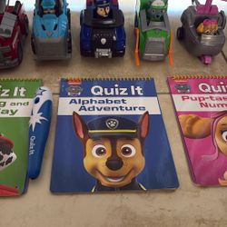 Paw Patrol Figurines And Learning Book