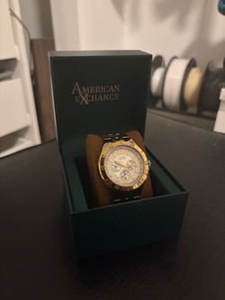 GUESS Men’s Silver & Gold Multifunction Watch